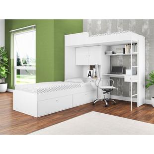 Jogo De Quarto Juvenil Completo Tókio Branco Art In Móveis