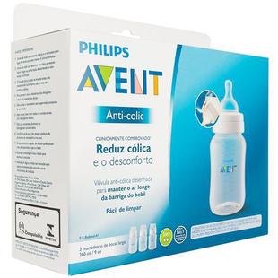 Kit 03 Mamadeiras Anticólica de 260 Ml SCF813/37- Philips Avent