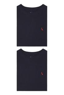 Kit 2 Camisetas Brasa Preta Pica Pau Bordado Reserva
