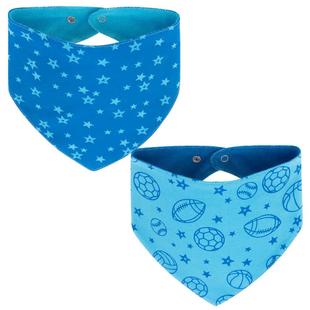 Kit Babador Bandana - Azul - 2 Peças - Pimpolho