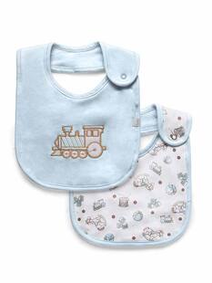 Kit babador impermeável 2 unidades Brinquedo azul - Hug