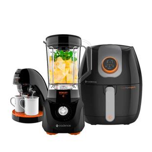 Kit Cadence Contrast - Fritadeira - Liquidificador - Cafeteira