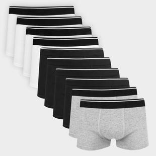 Kit Cuecas Boxer La Maths Com 10 Peças - LA MATH'S