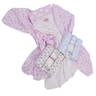 Kit cueiro rolinhos alvinha rosa