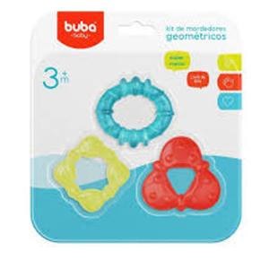 Kit de Mordedores com Água Geométricos - Buba