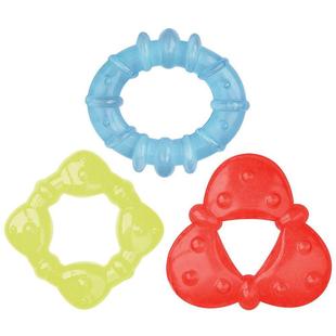 Kit Mordedores Geométricos Bebê Com Água Buba - Buba Toys