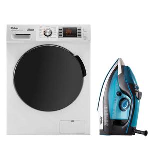 Kit Philco Lavadora de Roupas e Ferro de Passar