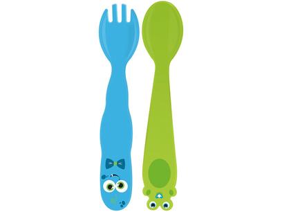 Kit Talher Infantil Tramontina Monsterbaby - 23799/194 2 Peças