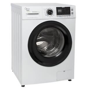 Lava E Seca Midea Branca 10,2Kg Storm Wash Inverter Tambor 4D Porta Preta