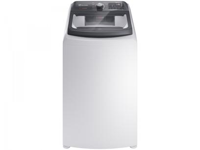 Lavadora de Roupas Electrolux 14kg Cesto Inox - 11 Programas de Lavagem Branca Premium Care LEC14