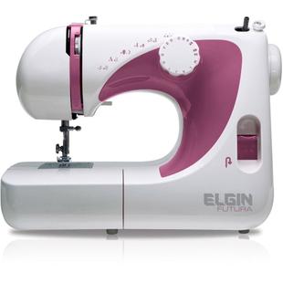 Máquina de Costura Portátil Futura JX2040 Branca – Elgin – 220v