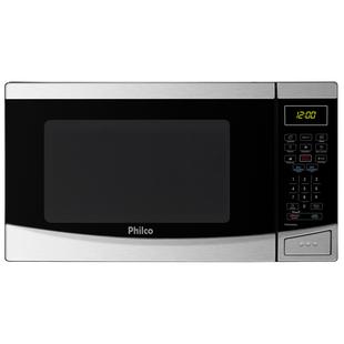 Microondas Philco PMO26 Inox 26 Litros Menu Fit Preto 110v