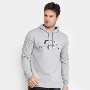 Moletom Oakley Camo Hoodie Masculino Cinza
