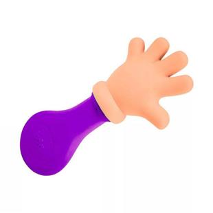 Mordedor Chocalho Mãozinha Colors Roxo - Toyster