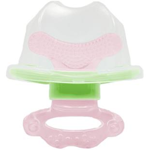 Mordedor com massageador de gengiva Buba rosa