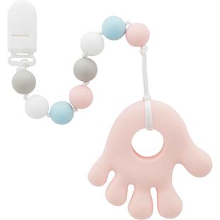 Mordedor em Silicone com Prendedor Rosa - Buba
