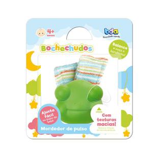 Mordedor infantil puslo com chocalho bochechudos - toyster