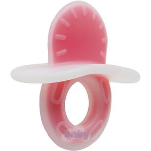 Mordedor Texturizado Em Silicone Rosa - Buba