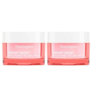 Neutrogena Bright Boost Kit com Dois Gel Creme Hidratantes Faciais