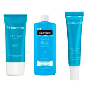 Neutrogena Hydro boost Kit Hidratante Facial + Hidratante Corporal + Hidratante para olhos