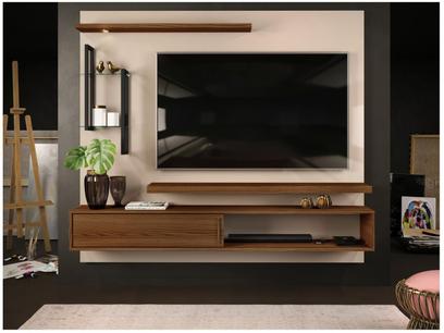 Painel para TV Até 60” DJ Móveis New Greco - 2 Prateleiras