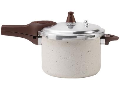 Panela de Pressão Brinox 4,2L Bege Vanilla - Ceramic Life Pressure