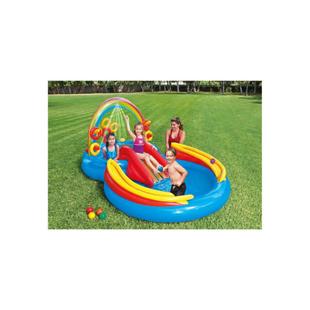 Piscina Playground Arco Íris Intex 206L