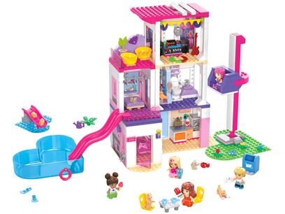 Playset Barbie Color Reveal Mega Construx - A Casa dos Sonhos Mattel 545 Peças