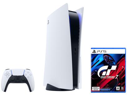 PlayStation 5 2020 Nova Geração 825GB 1 Controle - Sony + Gran Turismo 7 Polyphony Digital Lançamento
