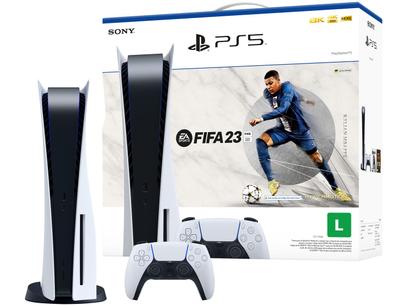 PlayStation 5 2022 825GB 1 Controle Sony - com FIFA 23 Lançamento