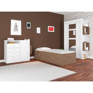 Quarto Juvenil com Cama Tokio Art in Móveis Montana