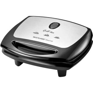 Sanduicheira e Grill Pequeno 1200W 127V CE11 Inox MULTILASER