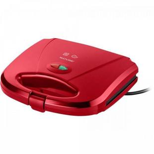 Sanduicheira e Mini Grill 750W 127V CE148 Vermelha MULTILASER