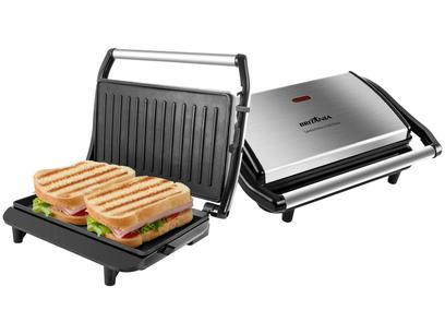 Sanduicheira Grill Britânia BGR27I Preta 850W Antiaderente