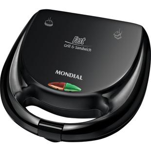 Sanduicheira S-12 750W Preta 220V – Mondial