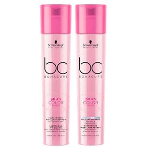 Schwarzkopf Professional BC pH 4.5 Color Freeze Kit Shampoo Matizador + Shampoo sem Sulfato