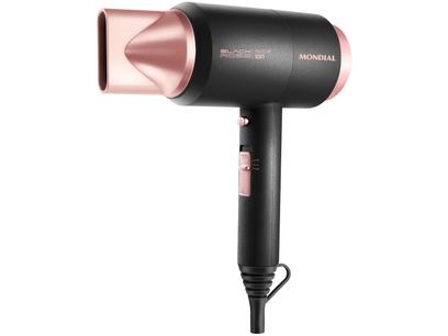 Secador de Cabelo Mondial Black Rose SC-38 Tourmaline Íon Technology 1900W 1 Velocidade