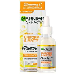 Sérum Facial Antimarcas Garnier Uniform & Matte Vitamina C - Garnier Skin