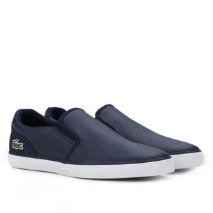 Slip On Couro Lacoste Jouer Masculino Marinho