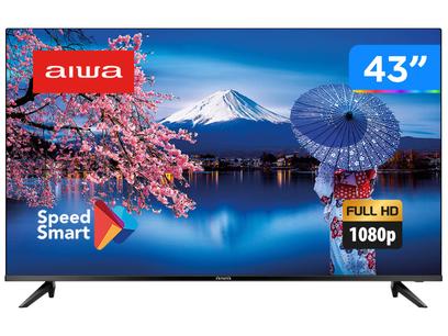 Smart TV 43” Full HD D-LED Aiwa IPS Wi-Fi HDR - 3 HDMI