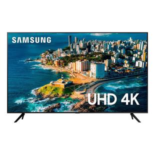 Smart TV 43 Polegadas Samsung UHD 4K, 3 HDMI, 1 USB, Bluetooth, Wi-Fi, Gaming Hub, Tela sem limites, Alexa built...