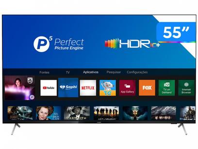Smart TV 4K 55” Philips 55PUG7625/78 – Wi-Fi Bluetooth HDR10+ 3 HDMI 2 USB
