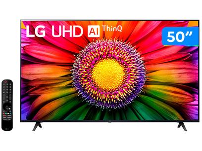 Smart TV 50” 4K Ultra HD LED LG 50UR8750PSA - AI Processor Wi-Fi Bluetooth com Alexa 3 HDMI