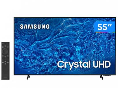 Smart TV 55” 4K Crystal UHD Samsung UN55BU8000 - VA Wi-Fi Bluetooth Alexa Google Asistente 3 HDMI