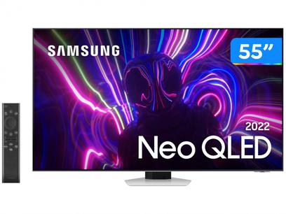 Smart TV 55” 4K Neo QLED Samsung QN55QN85BA - 120Hz Wi-Fi Bluetooth Alexa Google Assistente