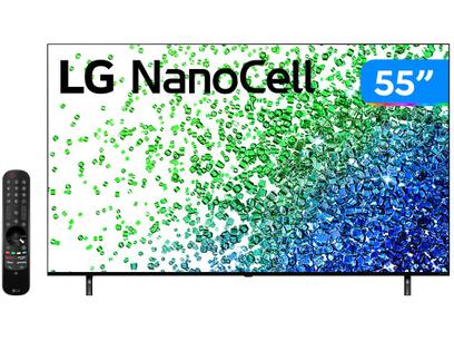 Smart TV 55” 4K UHD Nanocell LG 55NANO80SPA – 60Hz Wi-Fi e Bluetooth Alexa 4 HDMI 2 USB