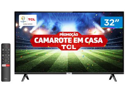 Smart TV LED 32” TCL 32S6500S Android Wi-Fi – HDR Inteligência Artificial 2 HDMI USB