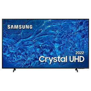 Smart TV Samsung 55 Crystal UHD 4K BU8000, 3 HDMI, 2 USB, Wifi, Bluetooth, Alexa, Google Assistante, Tela Infinita, Preto - UN55BU8000GXZD