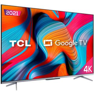 Smart TV TCL 55 Polegadas Google LED 4K UHD, 3 HDMI, 2 USB, Bluetooth, Wi-Fi, Google Assistente, Preto - 55P725