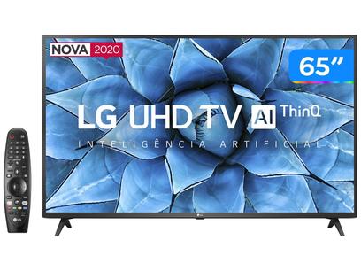 Smart TV UHD 4K LED IPS 65” LG 65UN7310PSC Wi-Fi – Bluetooth HDR Inteligência Artificial 3 HDMI 2 USB